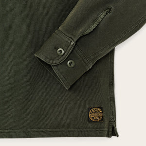 Field knit pullover shirt par Filson | Dark timber (Green)