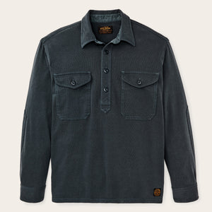 Field knit pullover shirt par Filson | Bluefin (Blue)