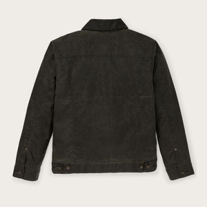 Tin cloth short lined cruiser jacket von Filson | Beluga (Gray)