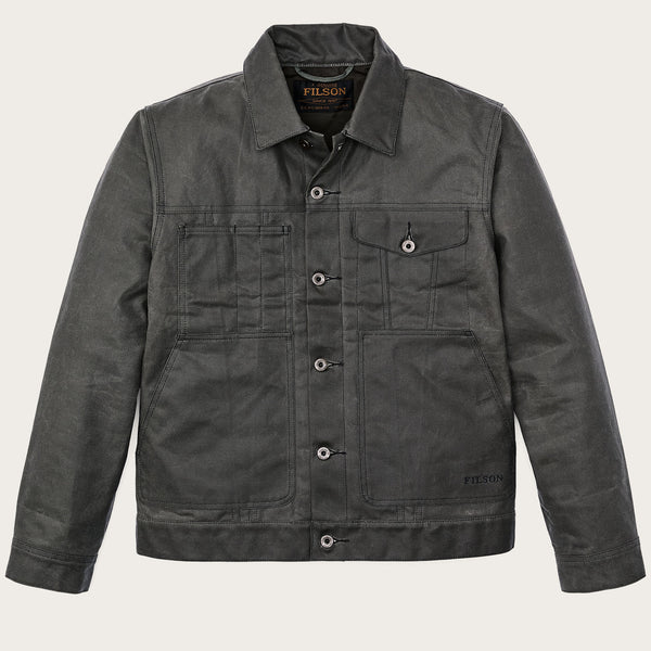 C.C. FILSON ダークグレー ジャケット Cover cloth quilted jac-shirt by Filson | Cinder (Grey)