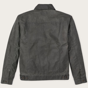 Giacca foderata dal taglio corto cruiser in tin cloth di Filson | Castor gray (Grey)