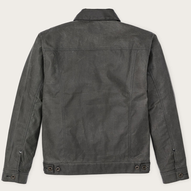 Giacca foderata dal taglio corto cruiser in tin cloth di Filson | Castor gray (Grey)