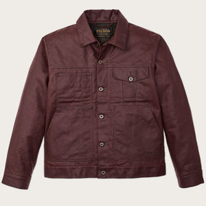 Giacca foderata dal taglio corto cruiser in tin cloth di Filson | Fired brick (Red)