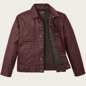 Giacca foderata dal taglio corto cruiser in tin cloth di Filson | Fired brick (Red)