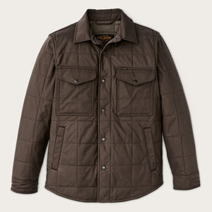 Cover cloth quilted jac-shirt by Filson | Slate black (Brown)