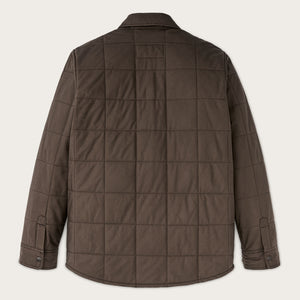 Cover cloth quilted jac-shirt by Filson | Slate black (Brown)