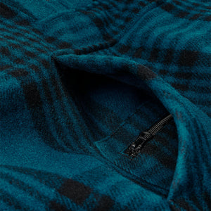 Anorak en laine mackinaw par Filson | Blue / black plaid (Blue)