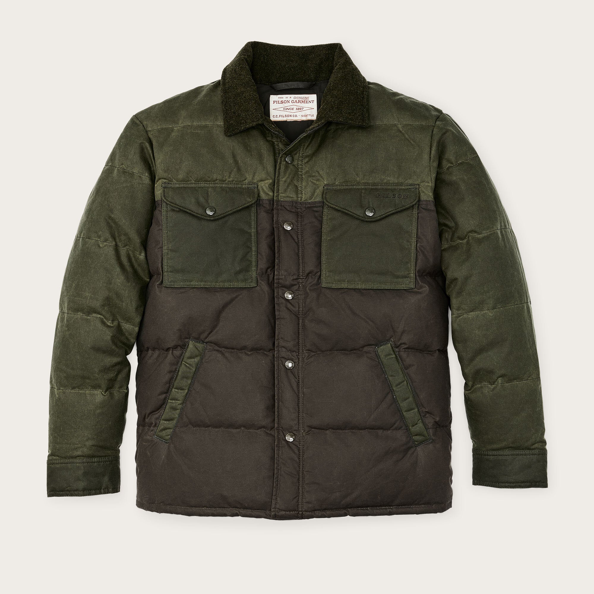 ジャケット・アウター FILSON DRYTINCLOTHJAC-SHIRT OTTER GREEN s-l400.jpg