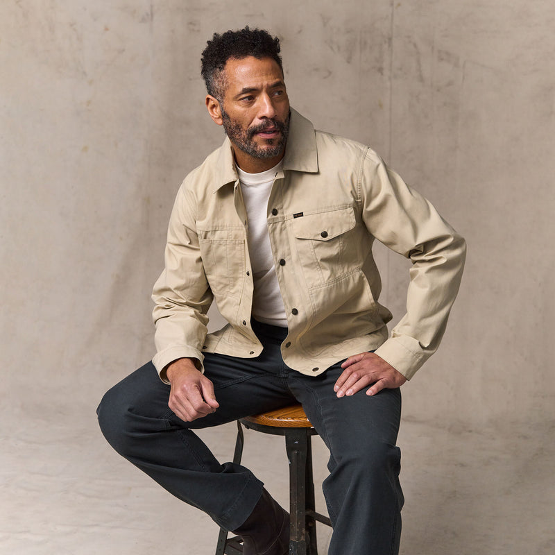 Dry wax short cruiser jacket von Filson | Quail tan (Beige)