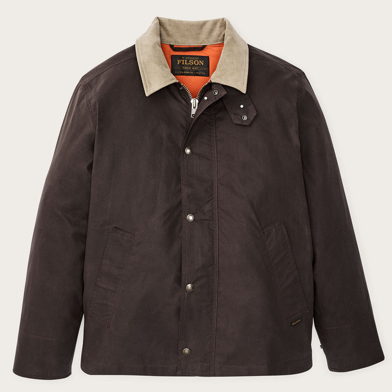 Dry wax short field jacket by Filson | Dark brown (Brown)