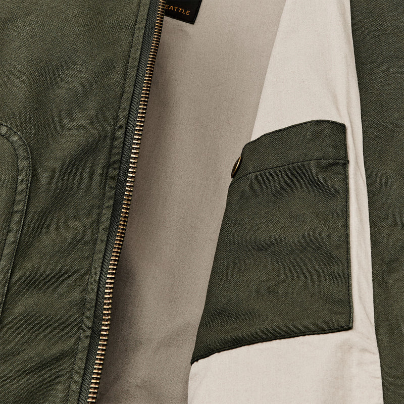 Giacca da caccia in tin cloth di Filson | Otter green (Green)