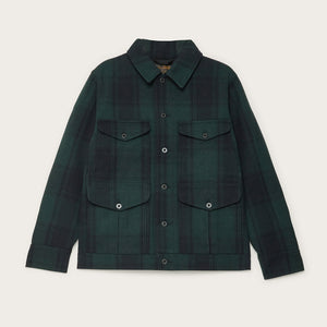 Giacca journeyman in lana di Filson | Blue/green check (Green)