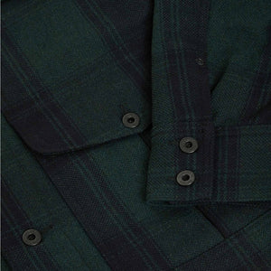 Giacca journeyman in lana di Filson | Blue/green check (Green)
