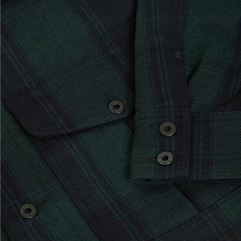 Giacca journeyman in lana di Filson | Blue/green check (Green)