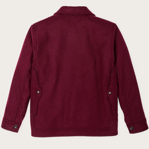 1940s mackinaw wool cruiser jacket von Filson | Wine (Red)
