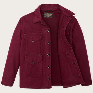 1940s mackinaw wool cruiser jacket von Filson | Wine (Red)