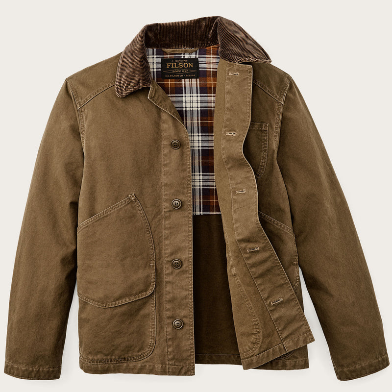 Canvas outfitter jacket by Filson | Kangaroo (Brown)