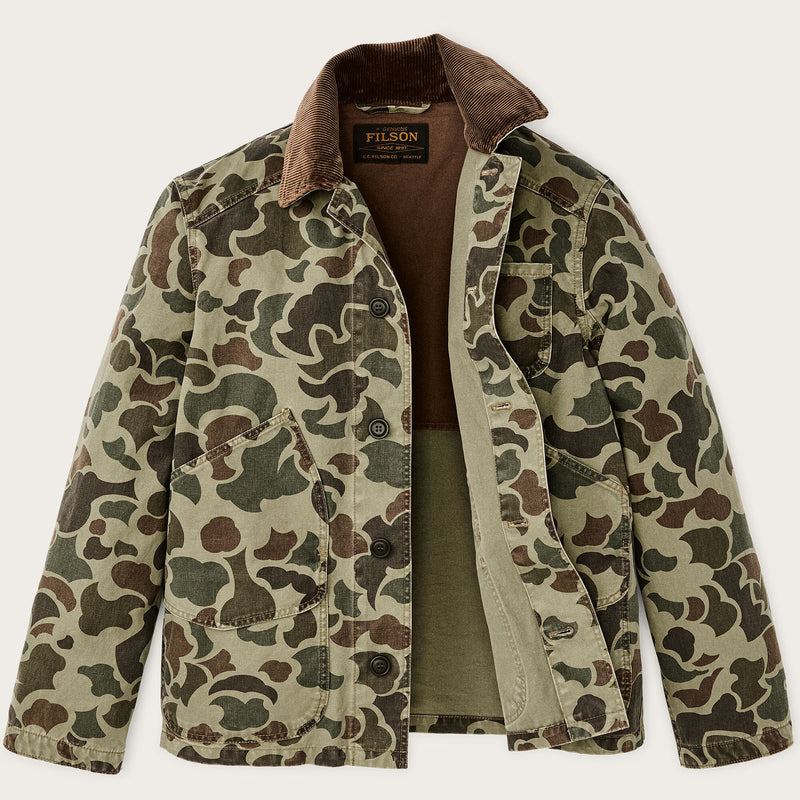 Giacca outfitter in tela di Filson | Tundra shrub camo (Multicolor)