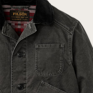 Canvas outfitter jacket by Filson | Peat (Grey)