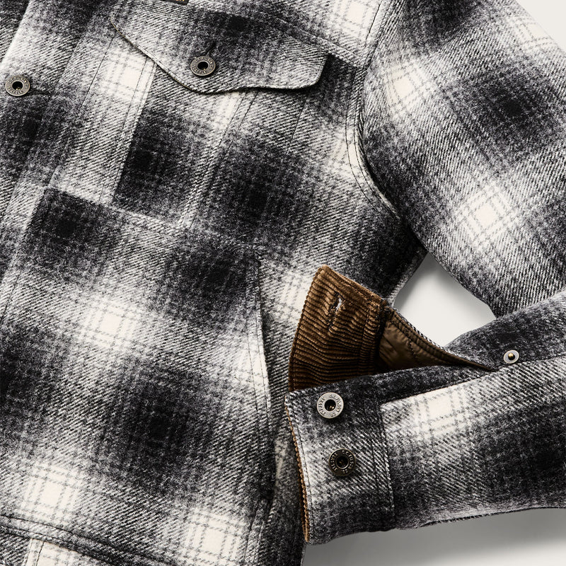 Spokane insulated short cruiser jacket by Filson | Charcoal ombre (Gray)