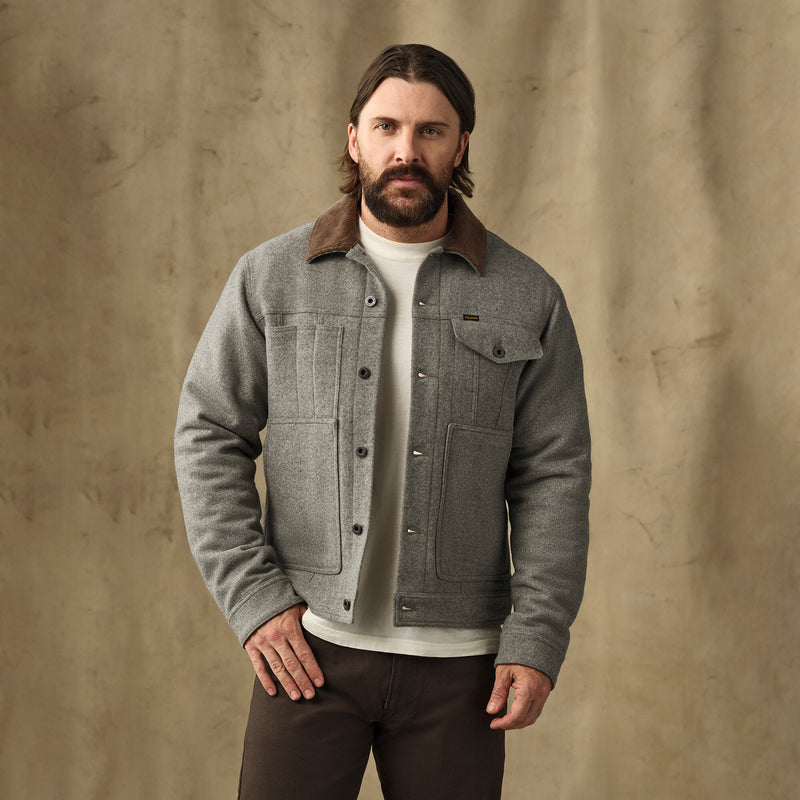 Spokane insulated short cruiser jacket by Filson | Vintage heather gray (Gray)