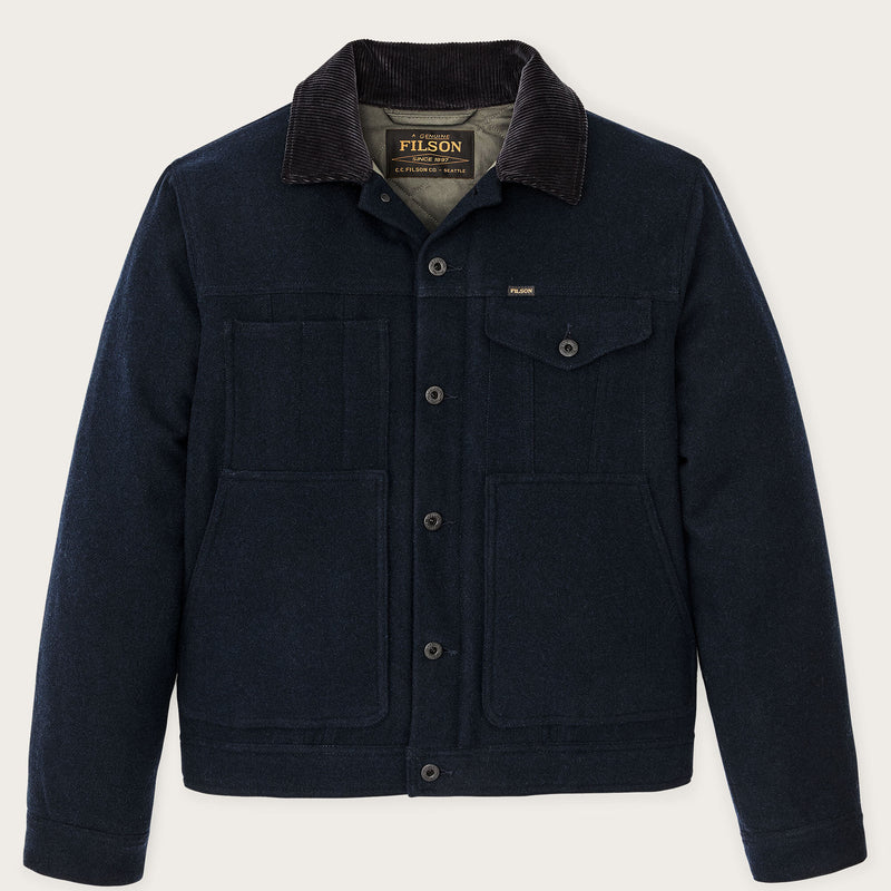Spokane insulated short cruiser jacket by Filson | Navy (Blue)