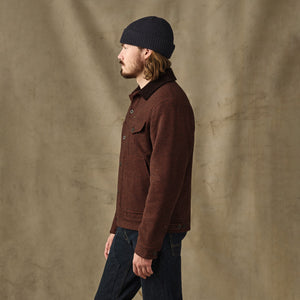 Spokane insulated short cruiser jacket von Filson | Merlot / black plaid (Brown)