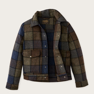 Giacca da lavoro in lana mackinaw di Filson | Blue / brown / gray plaid (Multicolor)