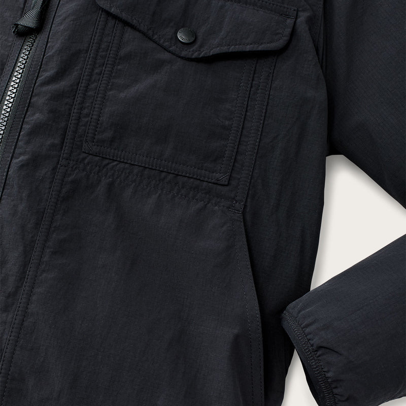 Reversible pile fleece jacket by Filson | Dark olive drab (Black)