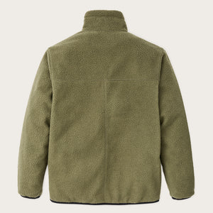Reversible pile fleece jacket by Filson | Dark olive drab (Black)