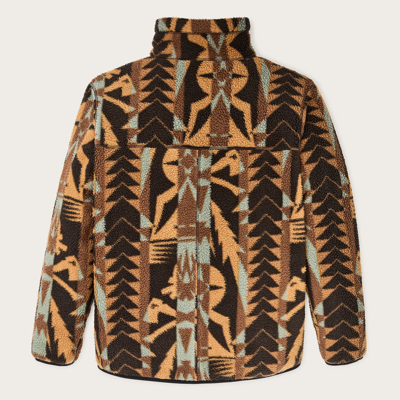 Reversible pile fleece jacket by Filson | Brown / night camp (Brown)