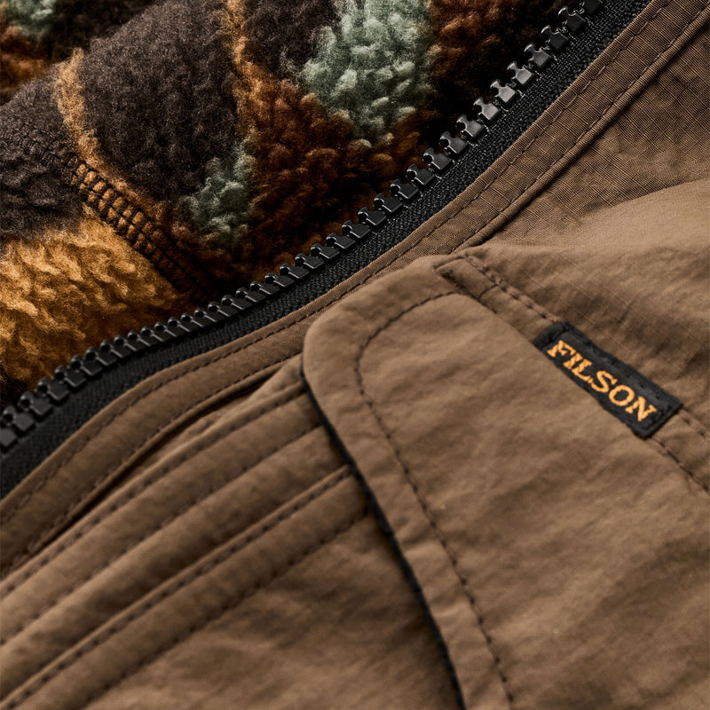 Reversible pile fleece jacket by Filson | Brown / night camp (Brown)