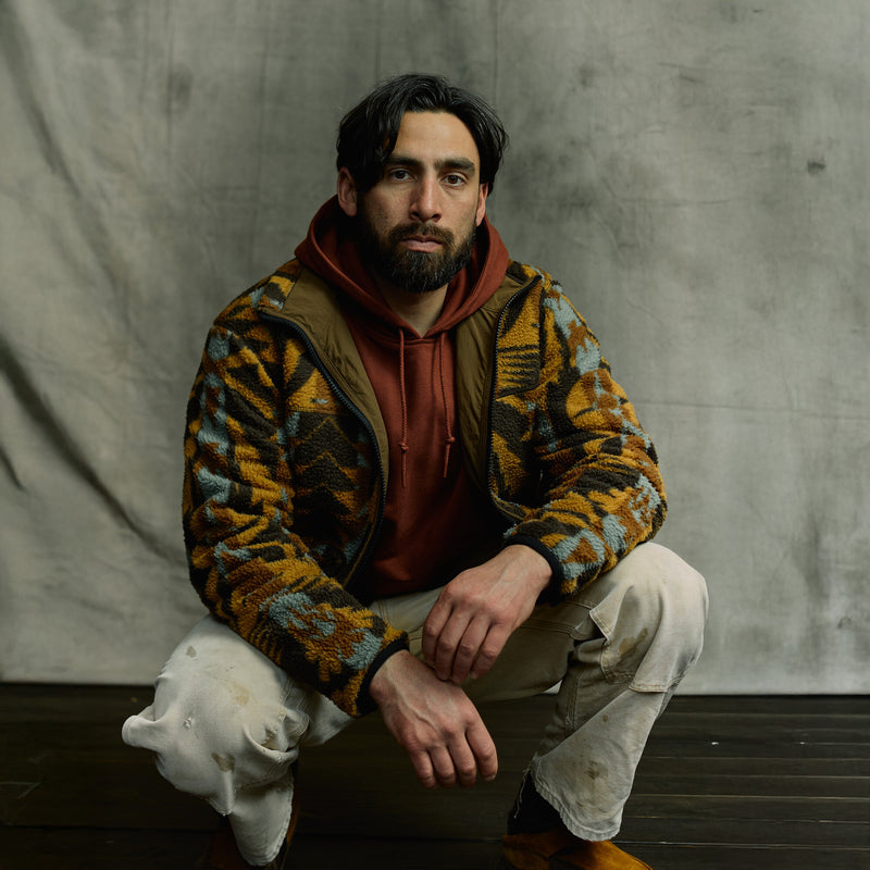 Reversible pile fleece jacket by Filson | Brown / night camp (Brown)