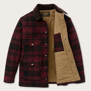 Spokane insulated cruiser par Filson | Port / black plaid (Red)