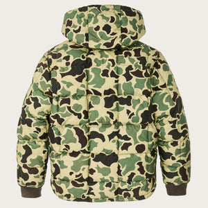 Waxed down jacket von Filson | Tundra shrub camo (Green)