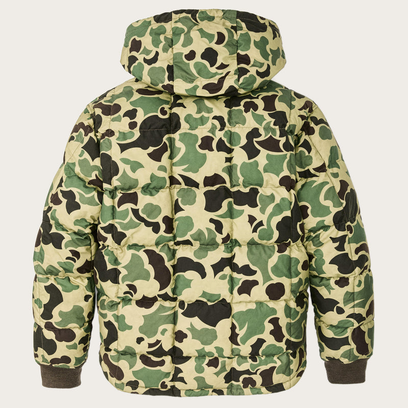 Waxed down jacket von Filson | Tundra shrub camo (Green)