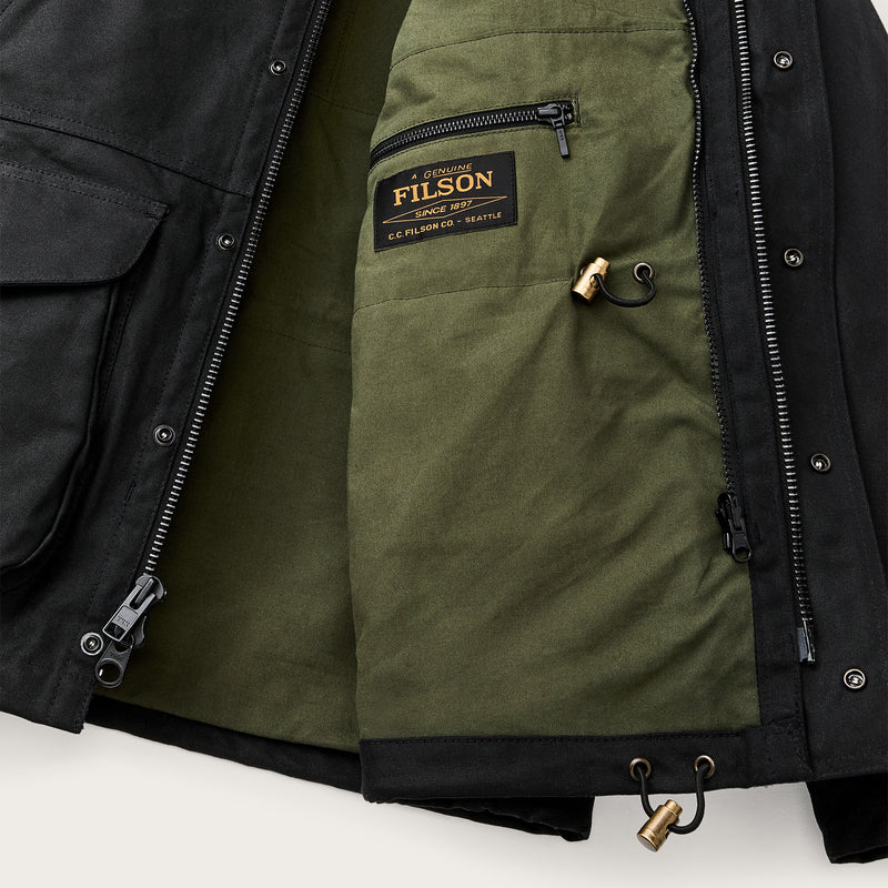 Tin cloth field jacket di Filson | Black (Black)