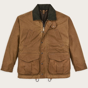 Lined tin cloth field jacket by Filson | Dark tan (Brown)