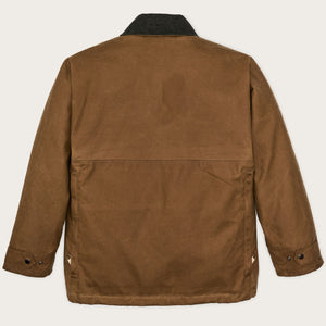 Lined tin cloth field jacket by Filson | Dark tan (Brown)