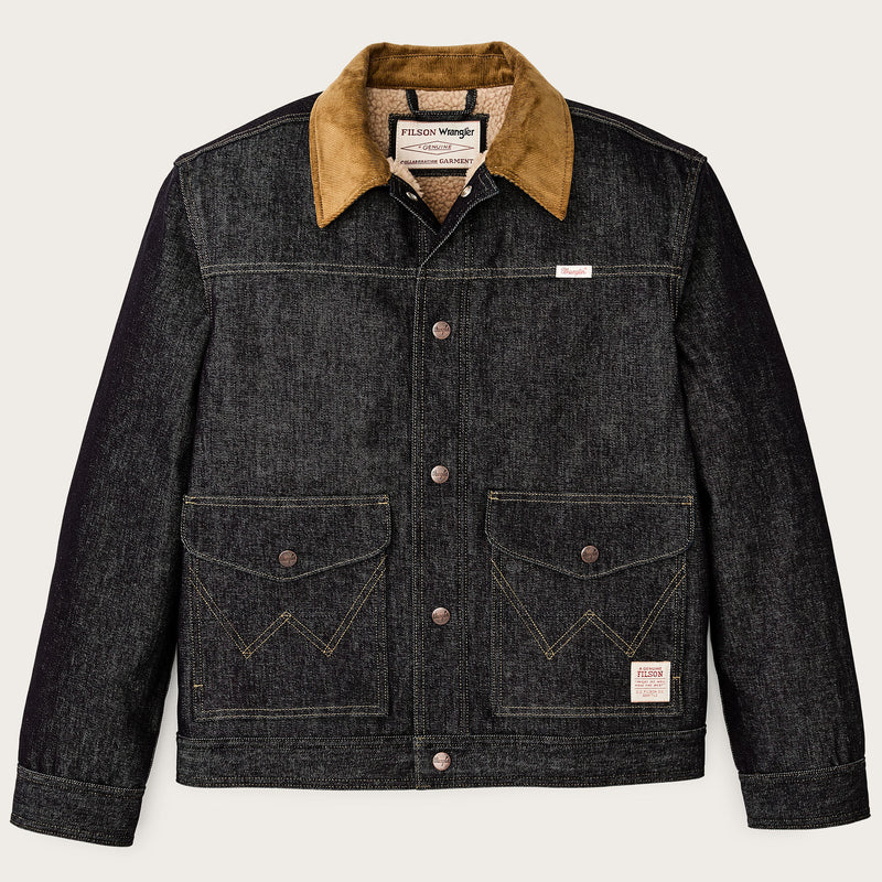 Wrangler x filson denim work jacket by Filson | Indigo (Blue)