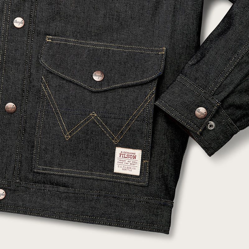 Wrangler x filson denim work jacket by Filson | Indigo (Blue)