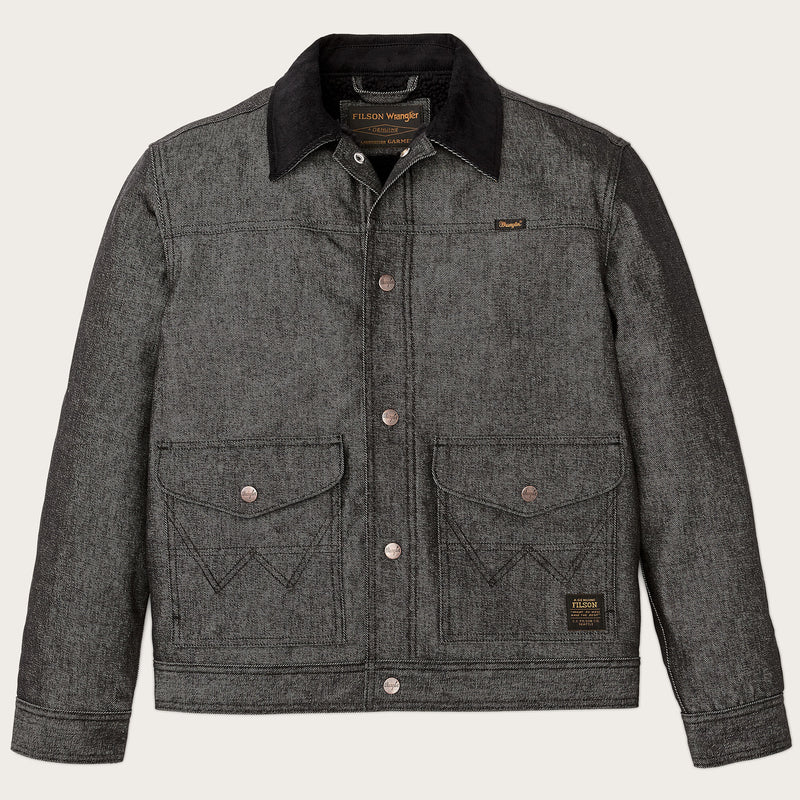 Wrangler x filson denim work jacket by Filson | Black (Gray)