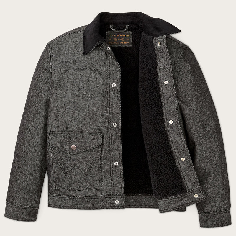 Wrangler x filson denim work jacket by Filson | Black (Gray)