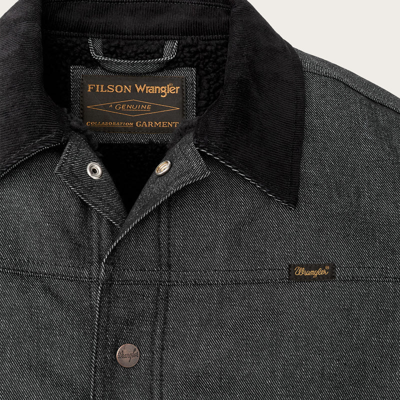 Wrangler x filson denim work jacket by Filson | Black (Gray)