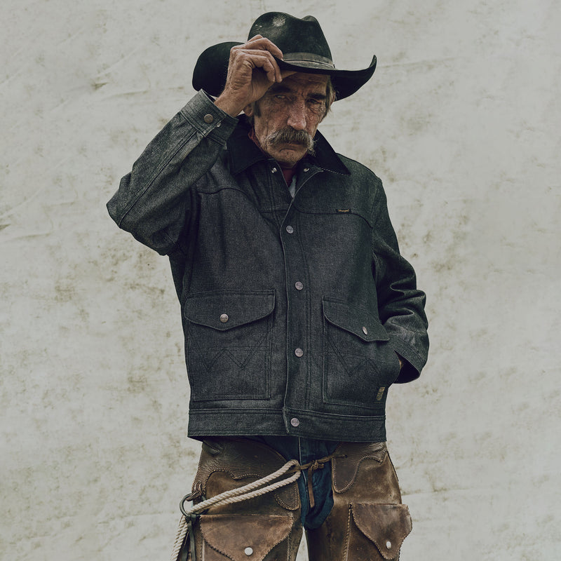 Wrangler x filson denim work jacket by Filson | Black (Gray)
