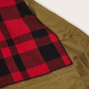 Filson x junya watanabe trench coat by Filson | Khaki / red black (Brown)