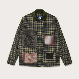 Filson x junya watanabe checked wool jac-shirt by Filson | Navy green beige / b (Green)