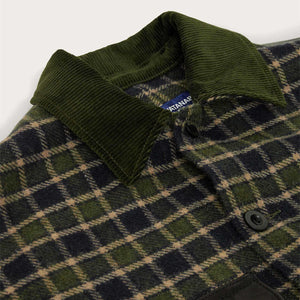 Filson x junya watanabe checked wool jac-shirt by Filson | Navy green beige / b (Green)