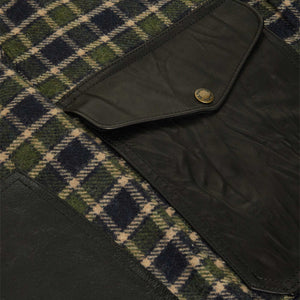Filson x junya watanabe checked wool jac-shirt by Filson | Navy green beige / b (Green)