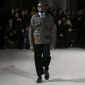 Filson x junya watanabe checked wool jac-shirt by Filson | Navy green beige / b (Green)